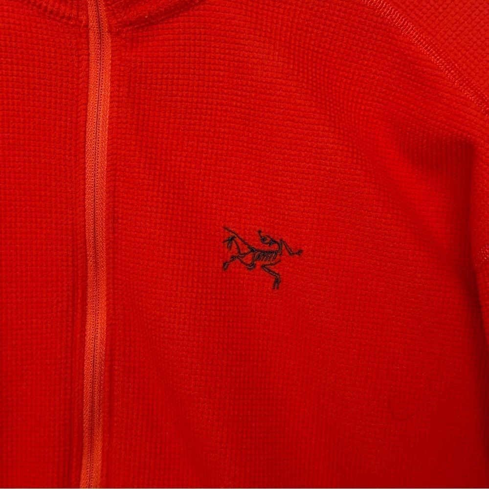 Orange Arc'teryx Polartec Half Zip Performance Microfleece - Men's Large - Picture 6 of 9